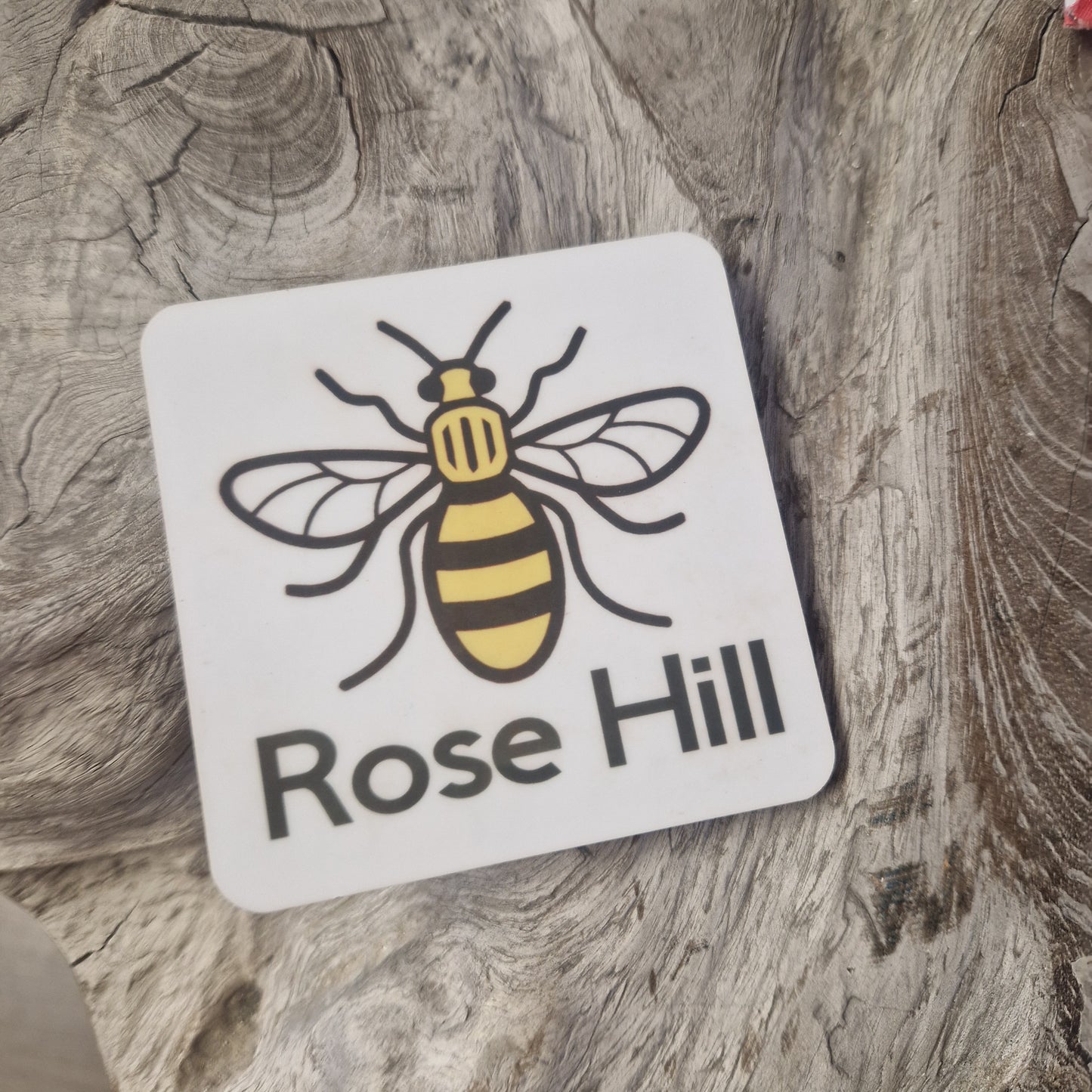 Bee Coaster with Personalisation