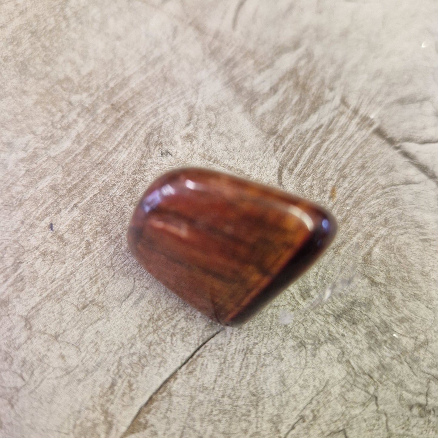 Red Tigers Eye Tumble Stone