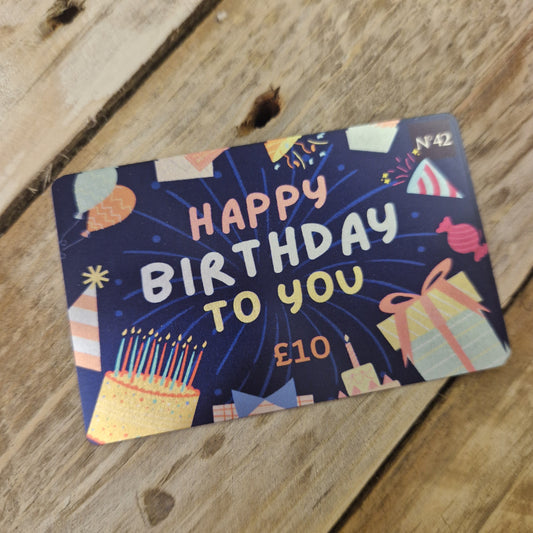 Happy Birthday Gift Card