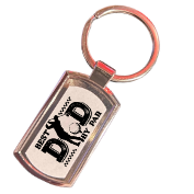 Best Dad by Par Keyring – Golf-Themed Gift for Dad